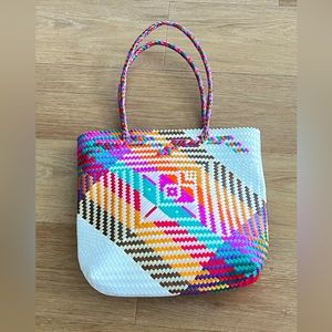 Handwoven artisanal tote bag